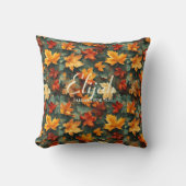 Falling for You紅葉 | コージー秋デコール クッション (正面)