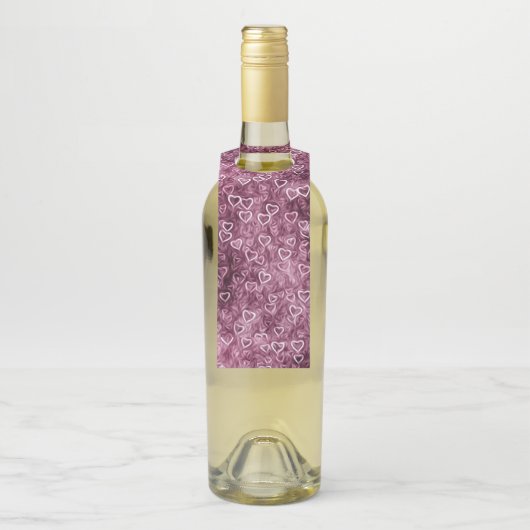 Falling Hearts - Pink ボトルネックタグ (ボトル)