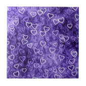 Falling Hearts - Purple タイル (正面)