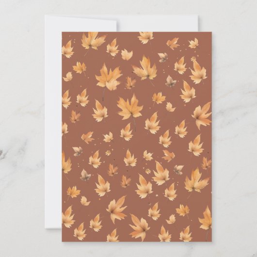 Falling in Love Bridal Shower Invitation 招待状 (裏面)