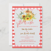 Falling in Love Rustic Fall Wedding Invitation (正面)