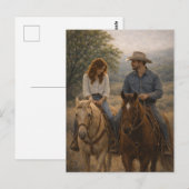 Falling in Stride | Western Horse Art | Postcard ポストカード (正面/裏面)