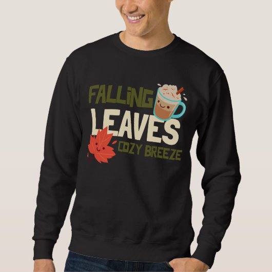Falling Leaves, Cozy Breeze スウェットシャツ (正面)