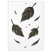Falling Leaves – Minimalist Ink Nature on  クリップボード (裏面)
