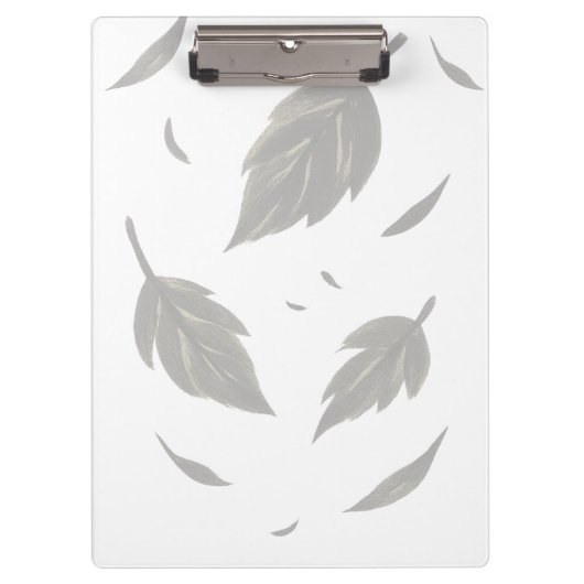 Falling Leaves – Minimalist Ink Nature on  クリップボード (正面)