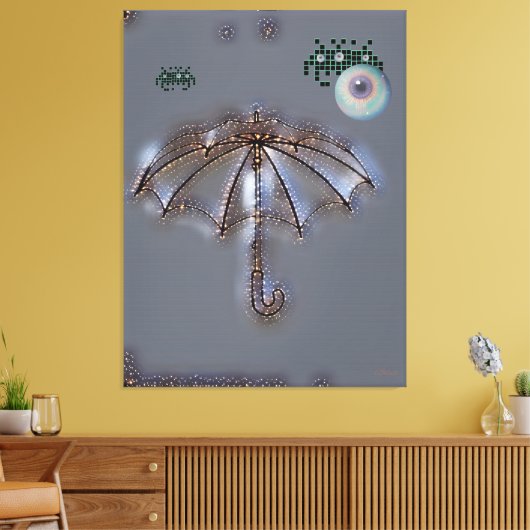 Falling Magic キャンバスプリント (インサイチュ (リビング))