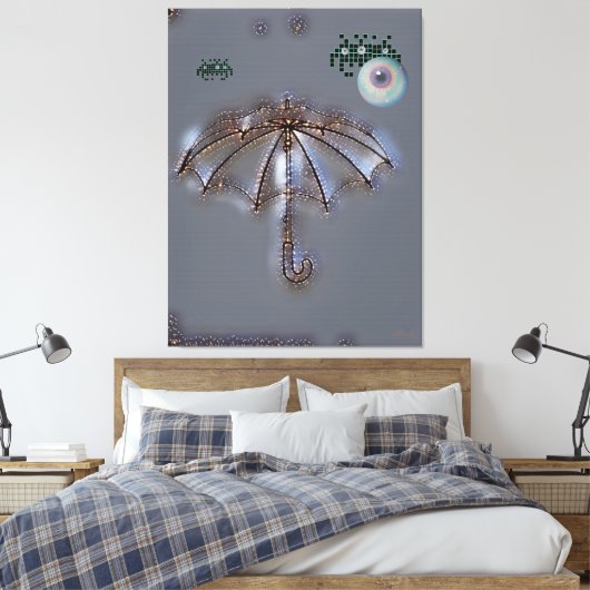 Falling Magic キャンバスプリント (インサイチュ (寝室))