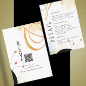 Falling Melody Poetic Watercolor Details Card 出欠カード