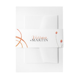 Falling Melody Poetic Wedding 招待状ベリーバンド