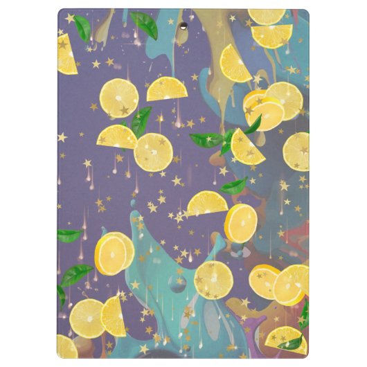 Falling oranges Clipboard クリップボード (裏面)