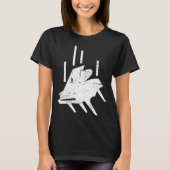 Falling Piano Lessons Piano Player & Piano Teache Tシャツ (正面)