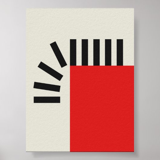 Falling Pixels of Freedom抽象芸術ポスター ポスター (正面)