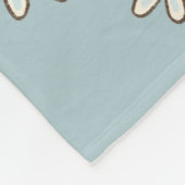 Falling Snowflakes Pattern フリースブランケット (角)