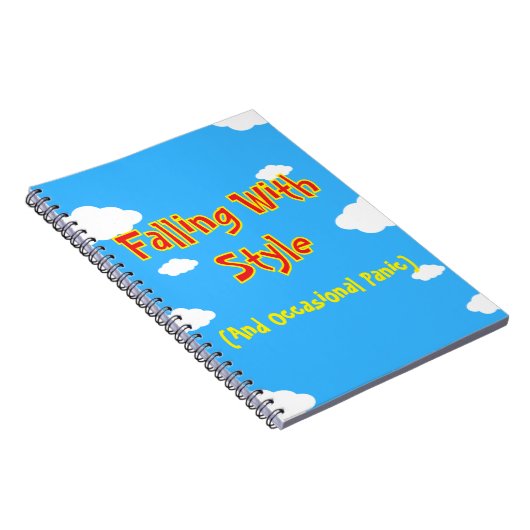 Falling With Style (And Occasional Panic) ノートブック (右側)