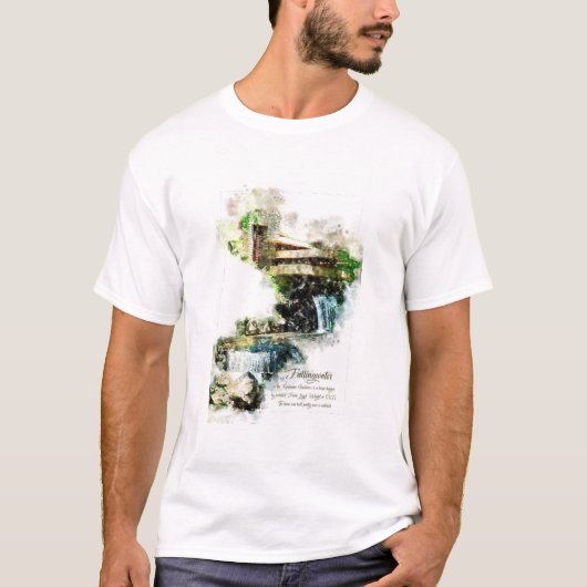 Fallingwater_High Watercolor Tシャツ (正面)
