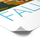 Fallingwater Travel Poster, Pennsylvaniaポスター ポスター (角)