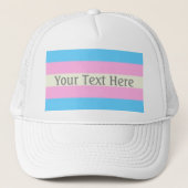 Fallnのトランス・ジェンダーのプライドの旗 キャップ (正面)