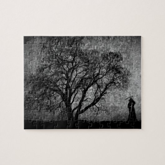 Fallnの死神のその間元の芸術の境界 ジグソーパズル (横)