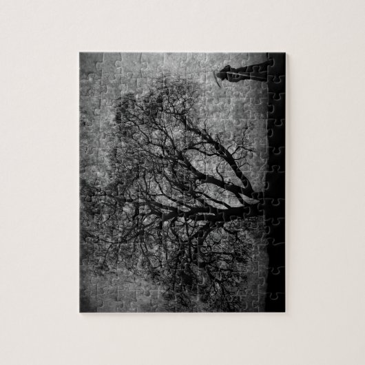 Fallnの死神のその間元の芸術の境界 ジグソーパズル (縦)