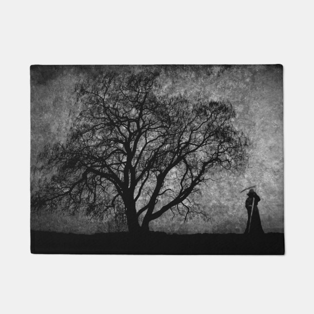 Fallnの死神のその間元の芸術の境界 ドアマット (正面)