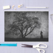 Fallnの死神のその間元の芸術の境界 薄葉紙 (クラフト)