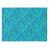 Fallnの水の青のスケール テーブルクロス (正面(横))