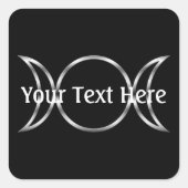 Fallnの異教のな三重の女神の記号 スクエアシール (正面)