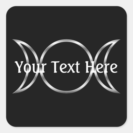 Fallnの異教のな三重の女神の記号 スクエアシール (正面)