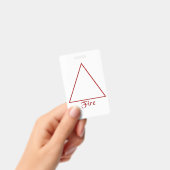 Fallnの異教のな火の要素の記号 バッジ (手持ち)