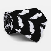 Fallnの白い天使の翼 ネクタイ (ロール)