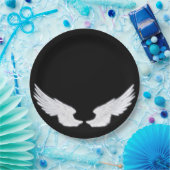 Fallnの白い天使の翼 ペーパープレート (パーティー)