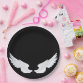 Fallnの白い天使の翼 ペーパープレート (パーティー)