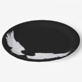 Fallnの白い天使の翼 ペーパープレート (アングル)