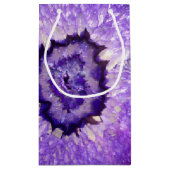 Fallnの紫色の瑪瑙Geode スモールペーパーバッグ (裏面)