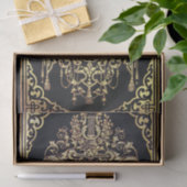 Fallnの華美な金ゴールドフレーム(モノグラムのために完成して下さい!) 薄葉紙 (ギフト)