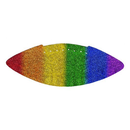 Fallnの虹のグリッターの勾配 アメリカンフットボール (パネル)