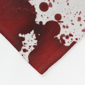 Fallnの血の染み フリースブランケット (角)