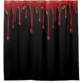 Fallnの血は黒を滴らせます シャワーカーテン (正面)
