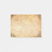 Fallnはコーナーによって老化させた紙を組み立てました ポストイット (正面)