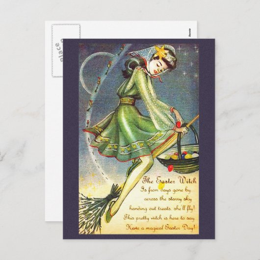 Fallnイースターの魔法使い シーズンポストカード (正面/裏面)