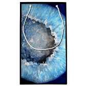 Falln青い水晶Geode スモールペーパーバッグ (裏面)