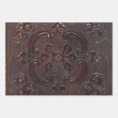 Falln Ancient Leather Book ラッピングペーパーシート (正面3)