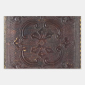 Falln Ancient Leather Book ラッピングペーパーシート (正面2)