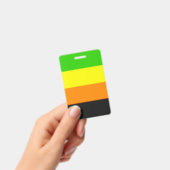 Falln Aromantic Pride Flag バッジ (手持ち)