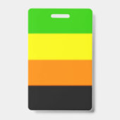 Falln Aromantic Pride Flag バッジ (裏面)