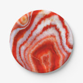 Falln Blood Orange Agate. ペーパープレート (正面)