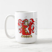 Fallon、起源、意味および頂上 コーヒーマグカップ (左)