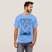 FalloutビデオゲームのVault Boyがあなたの薬を保管 Tシャツ (正面フル)
