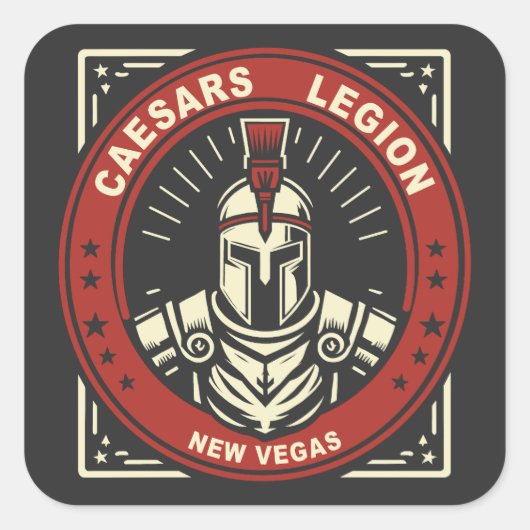 Fallout New Vegas シーザーズ・レギオン スクエアシール (正面)