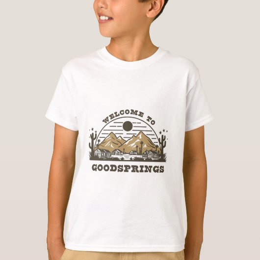 Fallout Welcome To Goodsprings New Vegas Tシャツ (正面)